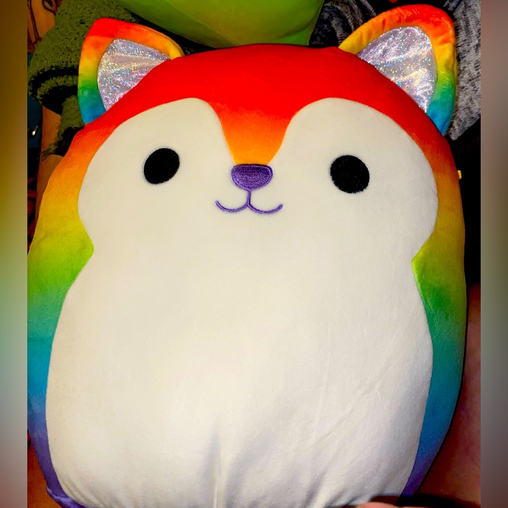 12” Squishmallow wolf heath pride squad
